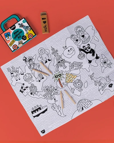 OMY - Αφίσα ζωγραφικής μίνι Άτλας On the go