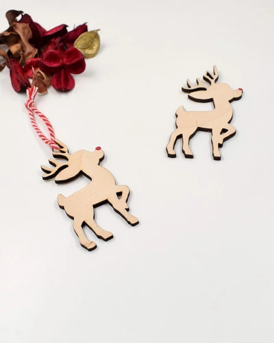 Ξύλινο στολίδι - Ελαφάκι