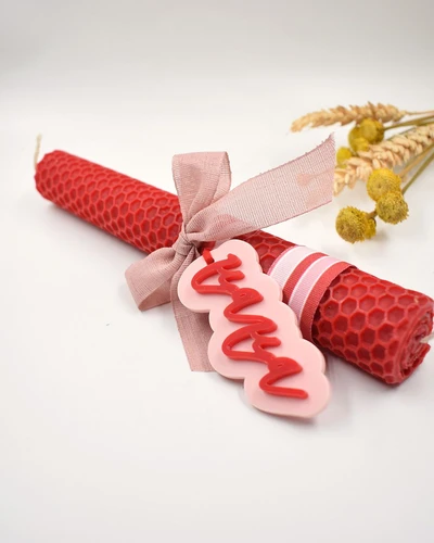 Προσωποποιημένη Λαμπάδα - Cherry Blush