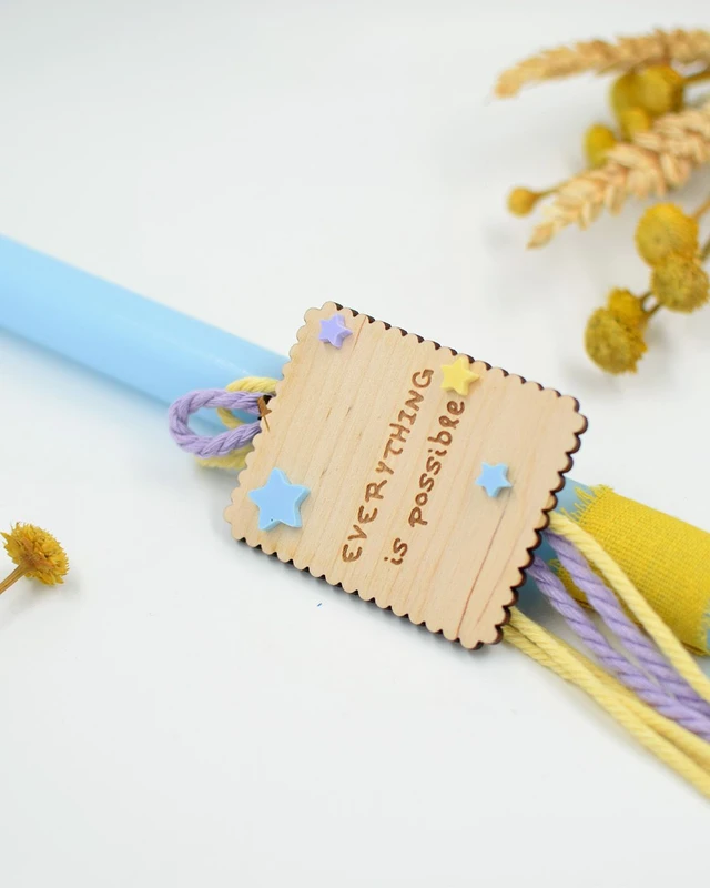 Προσωποποιημένη Λαμπάδα με Μαγνητάκι