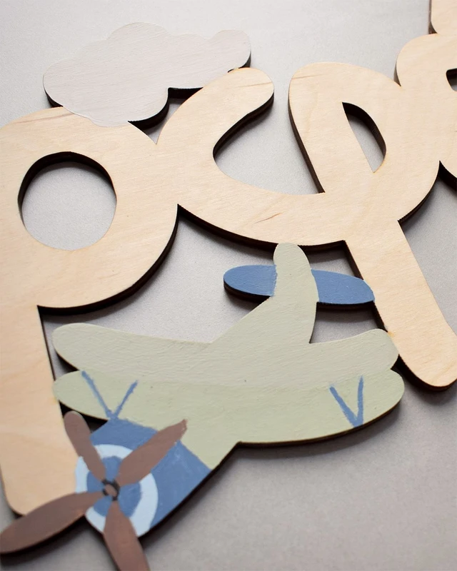 Ξύλινο Όνομα - Αεροπλάνα