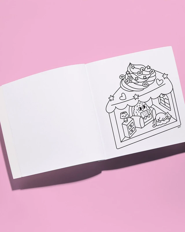 OMY - Βιβλίο ζωγραφικής Cozy Art Kawaii