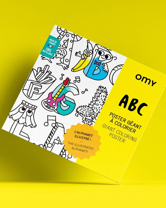 OMY - Αφίσα γίγας για ζωγραφική ABC