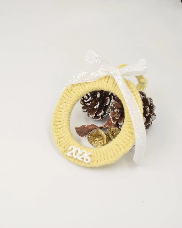 Γούρι Στεφανάκι Κίτρινο