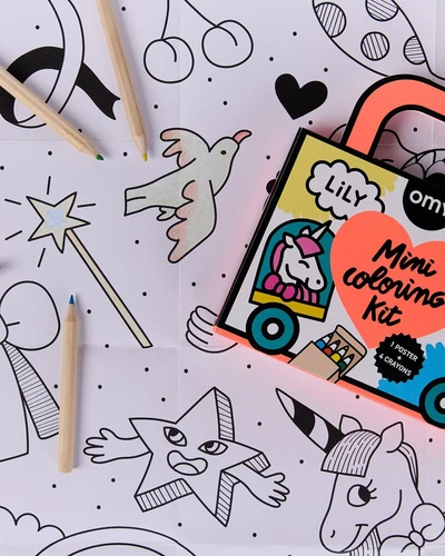 OMY - Αφίσα ζωγραφικής μίνι Μονόκεροι