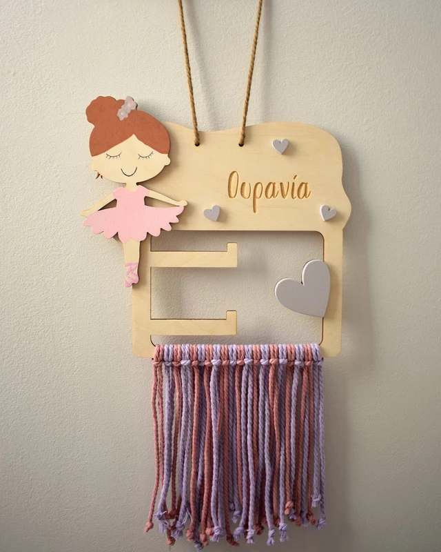 Κρεμάστρα για αξεσουάρ μαλλιών - Μπαλαρίνα