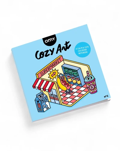 OMY - Βιβλίο ζωγραφικής Cozy Art Supermarket