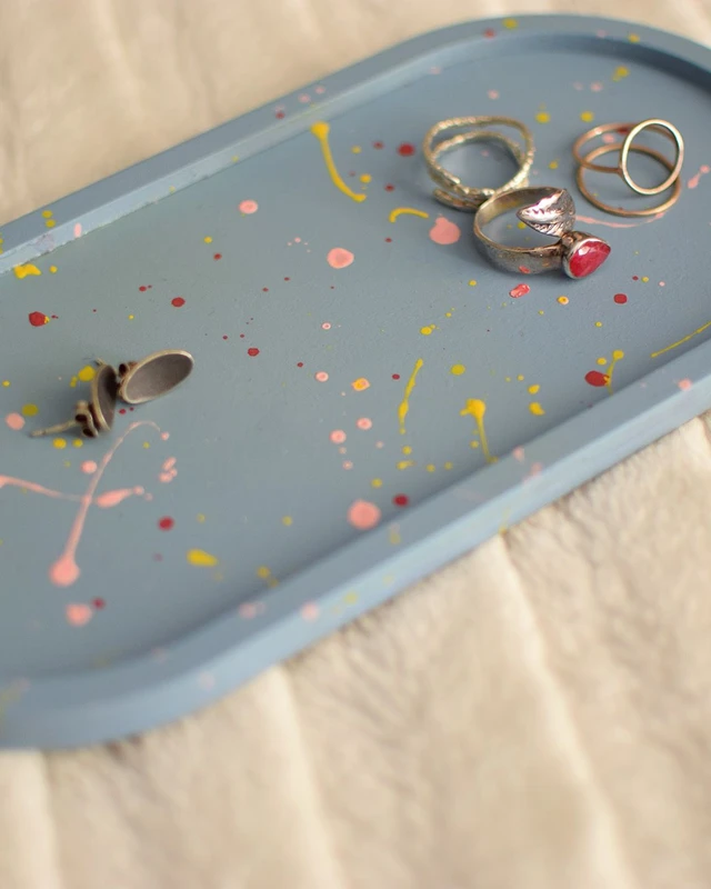 Διακοσμητικός Δίσκος - Blue Splash