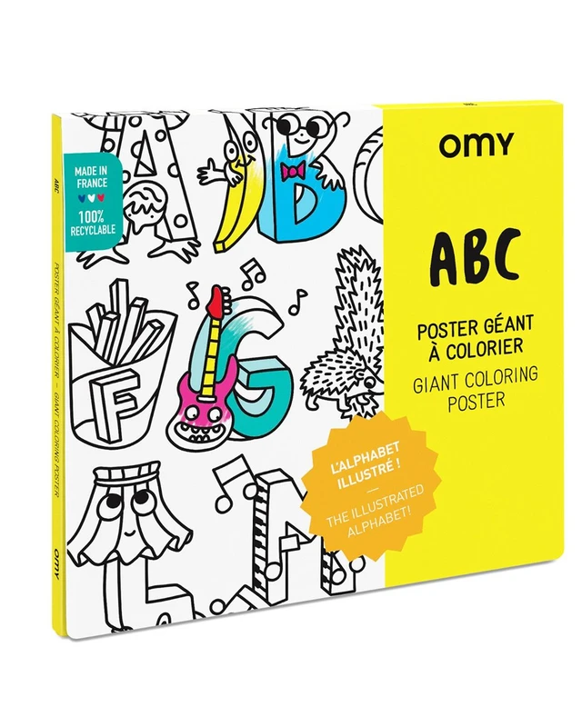 OMY - Αφίσα γίγας για ζωγραφική ABC