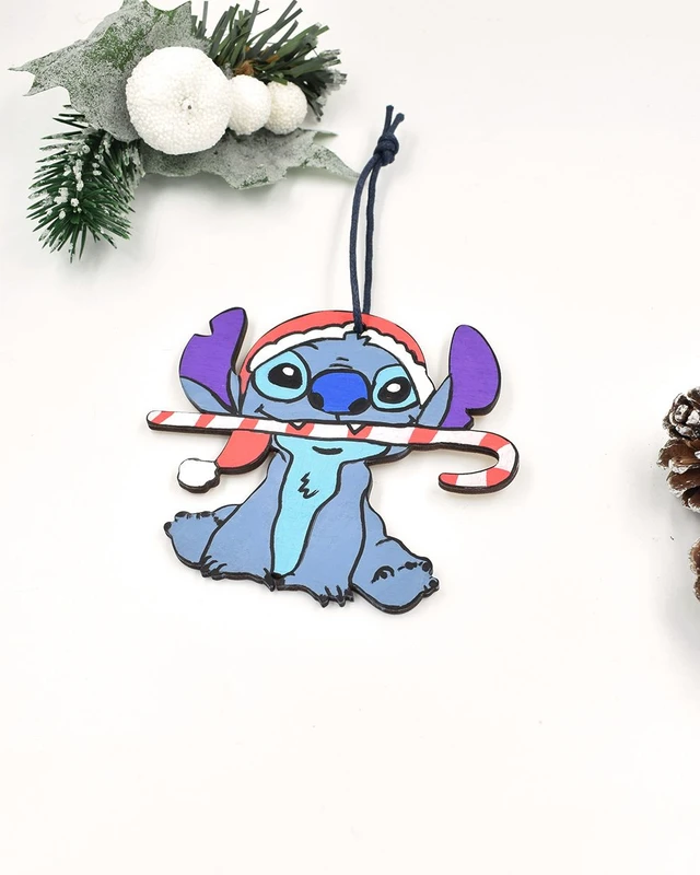 Ξύλινο στολίδι - Stitch