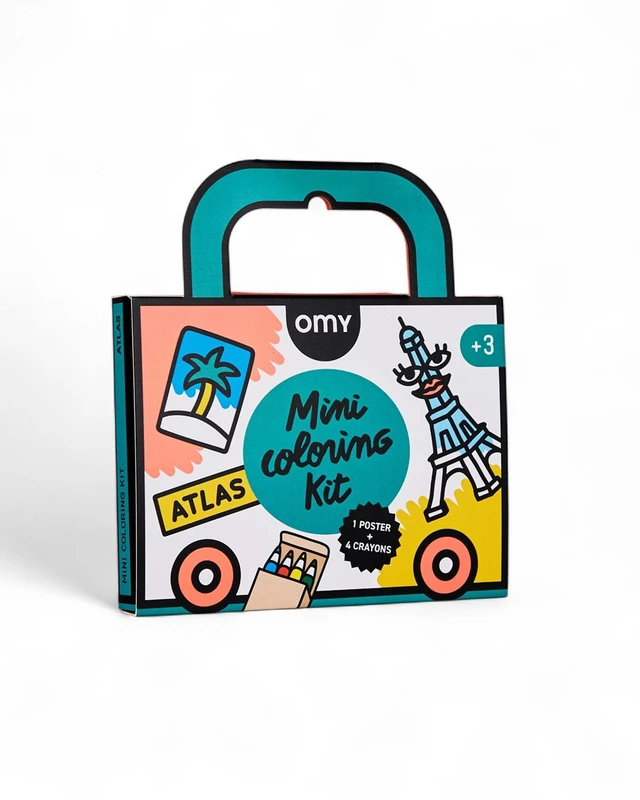 OMY - Αφίσα ζωγραφικής μίνι Άτλας On the go