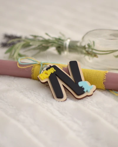 Προσωποποιημένη Λαμπάδα με Μονόγραμμα Dino