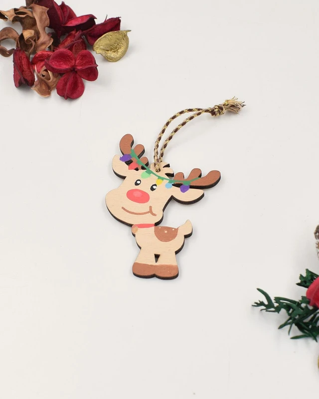 Ξύλινο στολίδι - Baby Reindeer