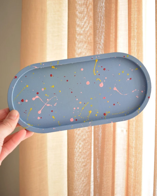 Διακοσμητικός Δίσκος - Blue Splash