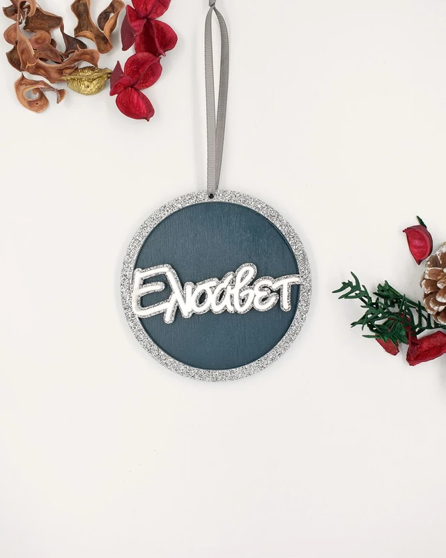 Στολίδι με όνομα - Glitter