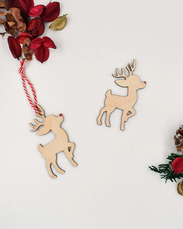 Ξύλινο στολίδι - Ελαφάκι