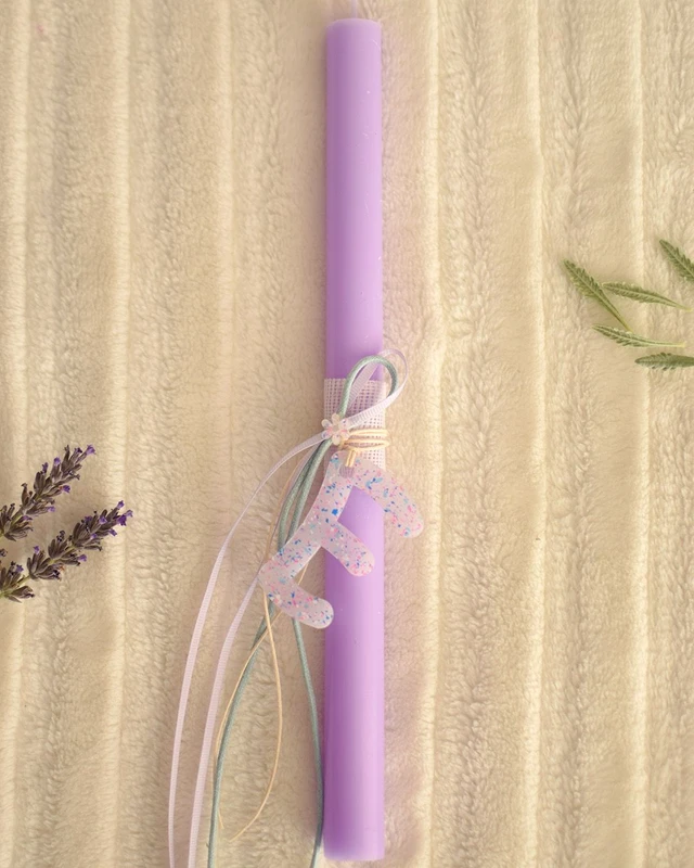 Προσωποποιημένη Λαμπάδα με Μονόγραμμα Confetti