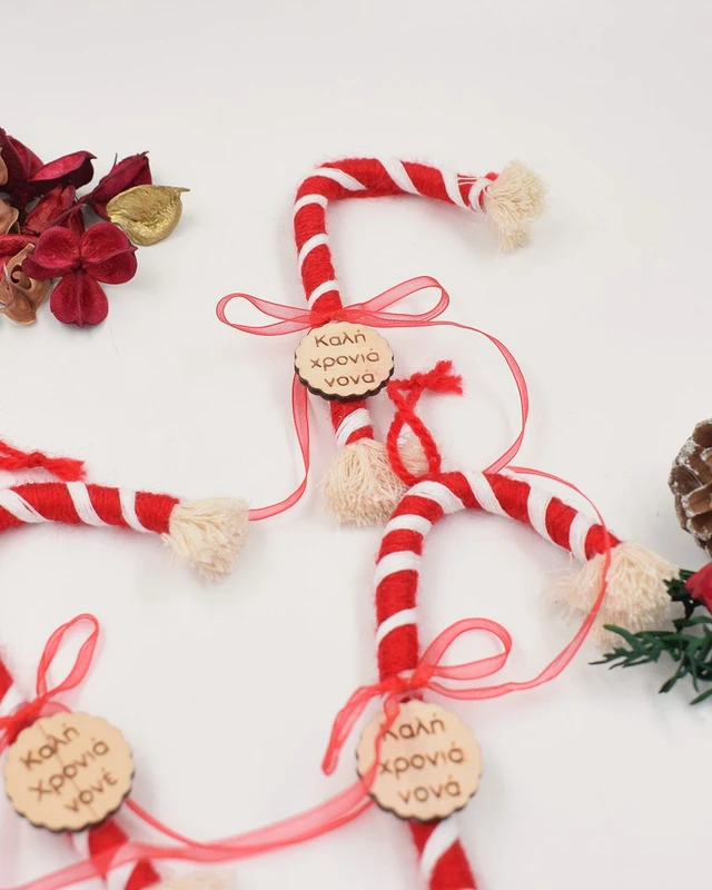 Βαμβακερό Στολίδι - Μπαστουνάκι