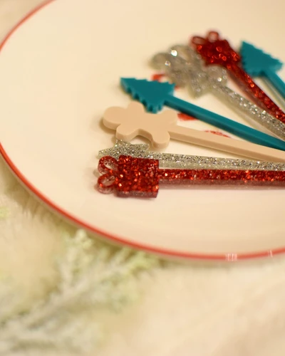 Χριστουγεννιάτικα διακοσμητικά Sticks - 6 τμχ.