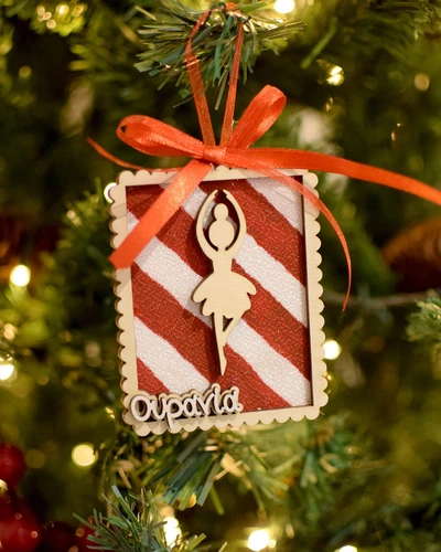 Στολίδι - Κορνίζα Μπαλαρίνα