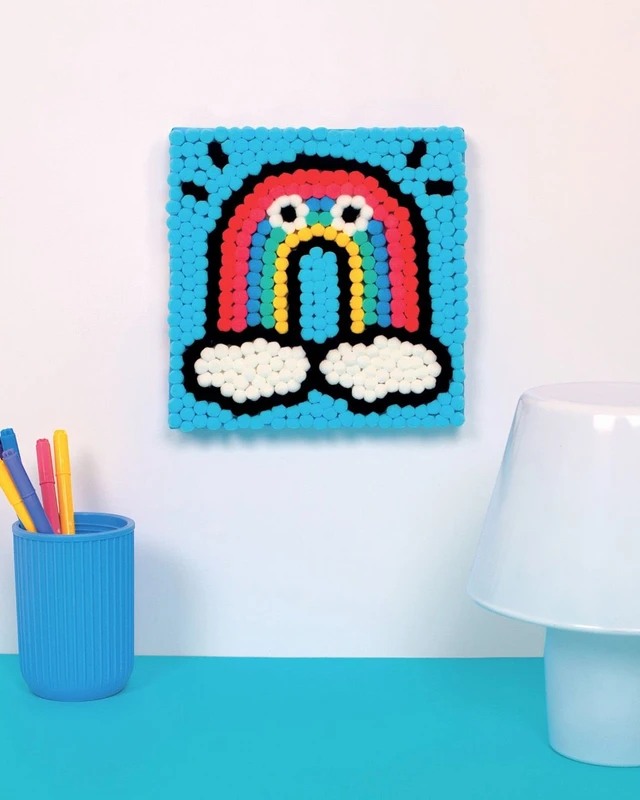 OMY - Σετ χειροτεχνίας με πομ-πομ Rainbow