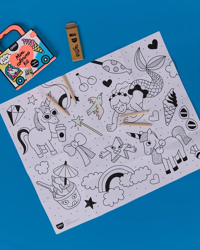 OMY - Αφίσα ζωγραφικής μίνι Μονόκεροι