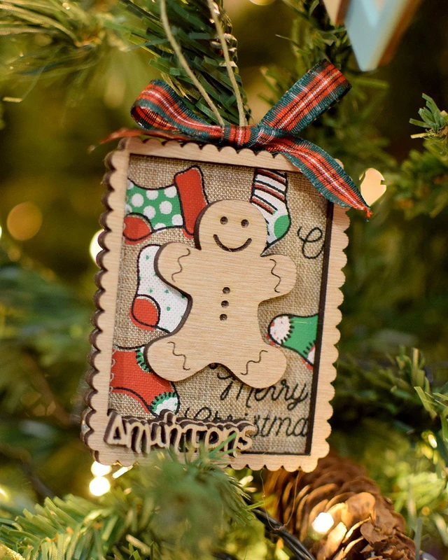 Στολίδι - Κορνίζα Gingerbread Man