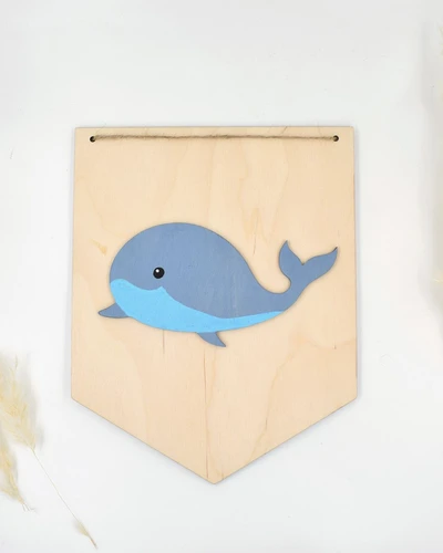 Διακοσμητικό με Όνομα - Φάλαινα
