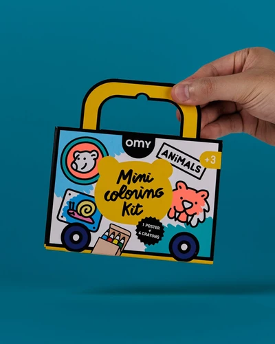 OMY - Αφίσα ζωγραφικής μίνι Ζωάκια