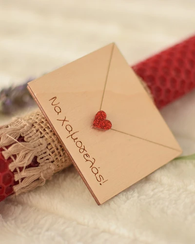 Προσωποποιημένη Λαμπάδα - Love letter