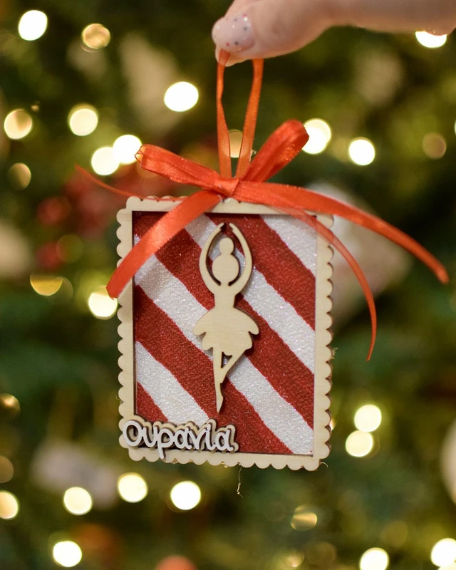 Στολίδι - Κορνίζα Μπαλαρίνα